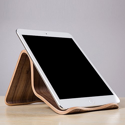 SAMDI Universal Holz Tablet PC Ständer Gerätehalter Halterung für Apple iPad Mini Air 2 3 4 iPhone 6 Samsung Galaxy 10.1 S5 S4 Lenovo LG Google Nexus PAD - 5