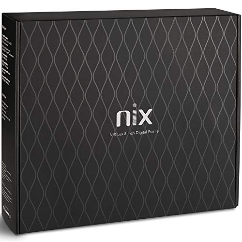 Nix Lux 8″ Digitaler Bilderrahmen Holz - 9