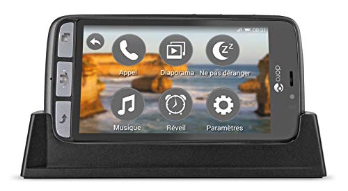 Doro 8031 4G Smartphone (11,4 cm (4,5 Zoll), LTE, 5 MP Kamera, Android 5.1) schwarz/stahl - 3