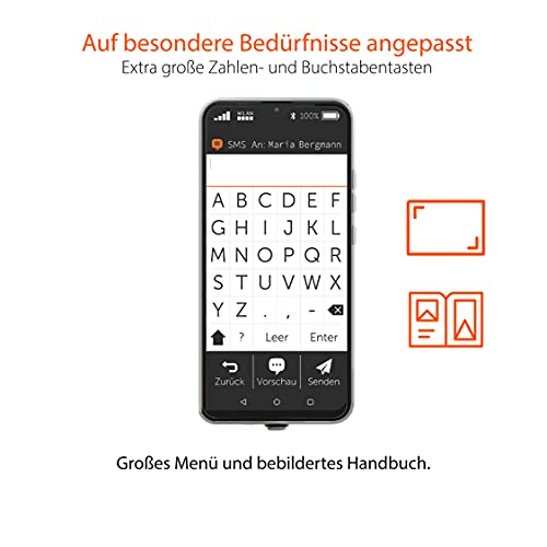 Gigaset GS4 Senior – Senioren-Smartphone mit SOS Funktion – Made in Germany - 3