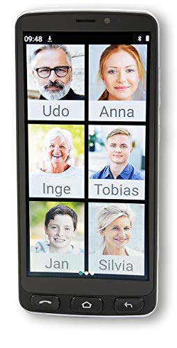 Olympia Neo Senioren Smartphone Extragroße Darstellung Hörgerätekompatibel Notruftaste schwarz - 3
