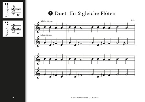 Senioren musizieren: Blockflöte: Ein behutsamer Lehrgang für Anfänger und späte Wiedereinsteiger. Band 1. Tenor- oder Alt-Blockflöte. Lehrbuch mit CD. - 8
