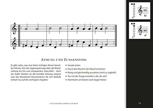 Senioren musizieren: Blockflöte: Ein behutsamer Lehrgang für Anfänger und späte Wiedereinsteiger. Band 1. Tenor- oder Alt-Blockflöte. Lehrbuch mit CD. - 9