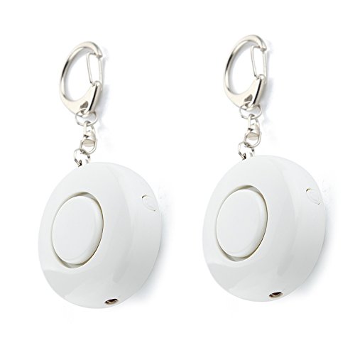2 Satz Personal Alarm Keychain - iParaAiluRy 130 dB LED SOS Panikalarm