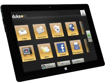 dukaPC Tablet schwarz